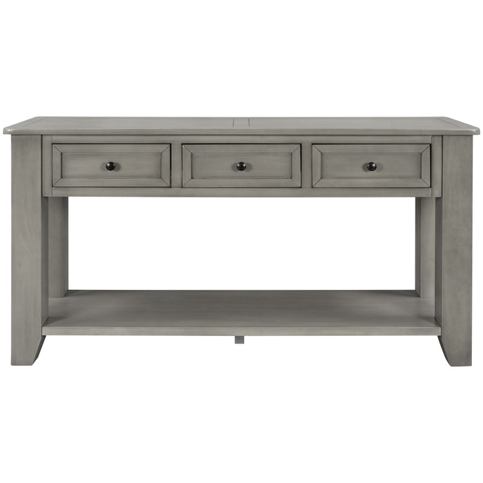 Modern Console Table for Living Room - Gray