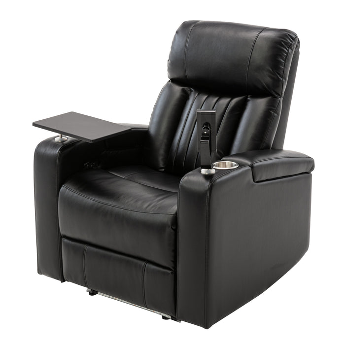 Orisfur. Power Motion Recliner with USB Charging Port and Hidden Arm Storage