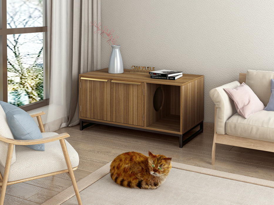 Cat house Tv stand