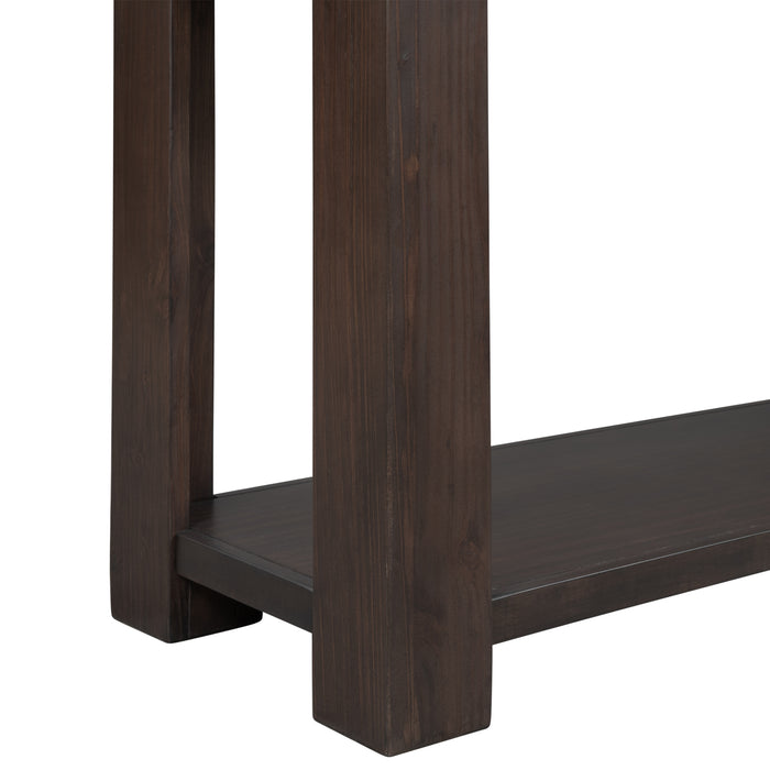 Console Table/Sofa Table with Storage Drawers - Espresso