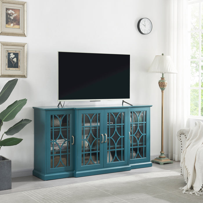 63” TV Stand -Teal Blu