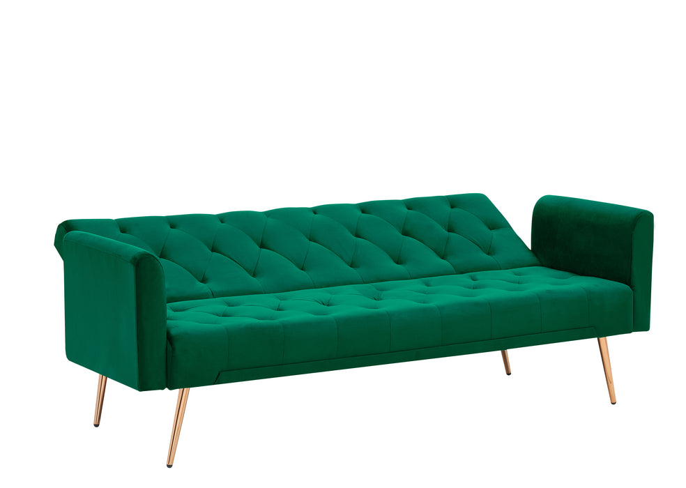 Convertible Sofa Bed - Green