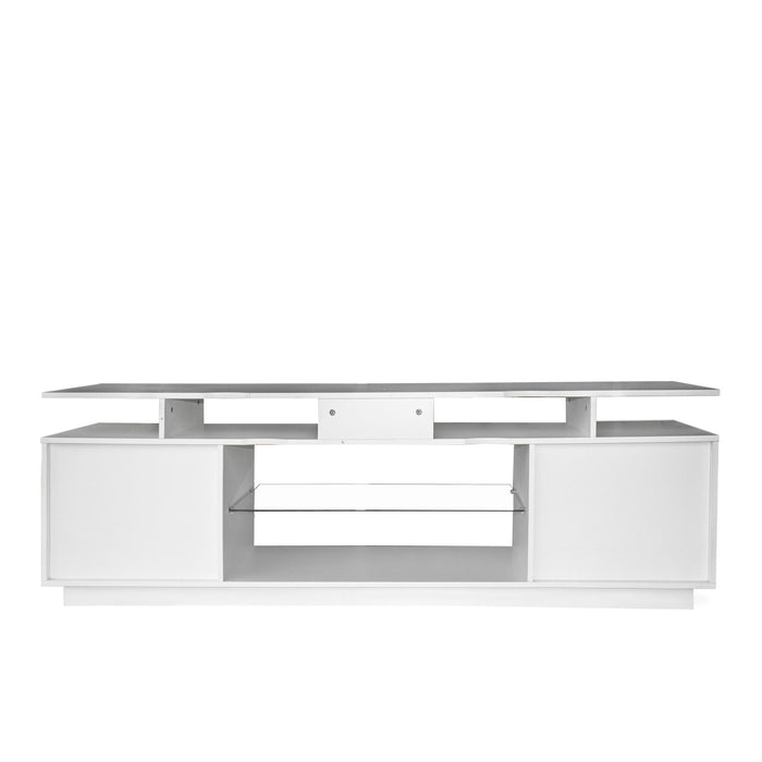 White TV Stand for 80 Inch TV Stands