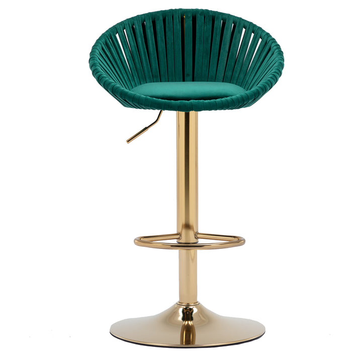 Velvet Bar Stools (Set of 2)