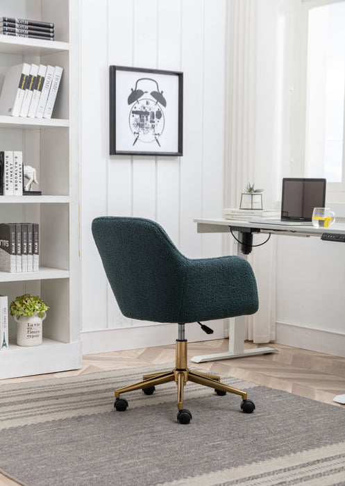 Modern Teddy Home Office Chair - Green