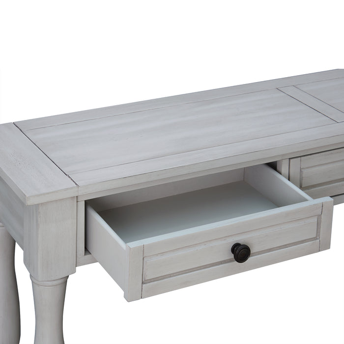 Console Table  - Gray Wash