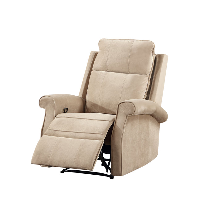 Oversize Modern Upholstered Lounge Manual Recliner Chair