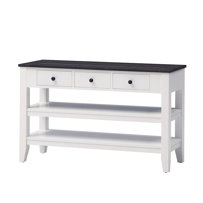 Modern Console Table for Living Room - White