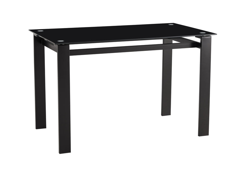 5-piece dining table set - Black