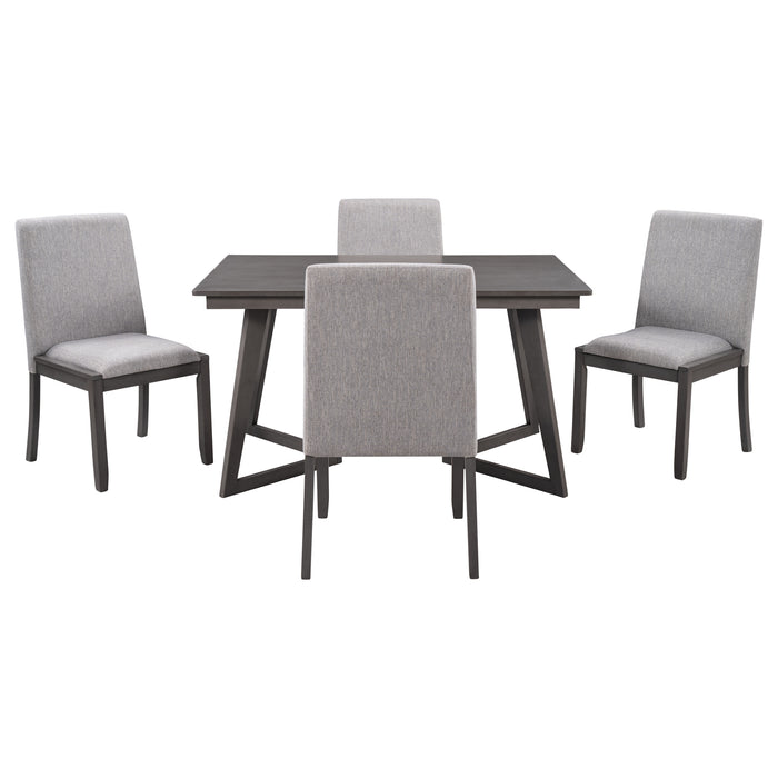 5-Piece Dining Set - Gray