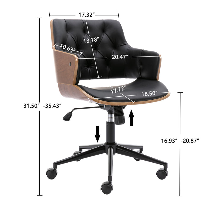 Bentwood Adjustable Office Chair