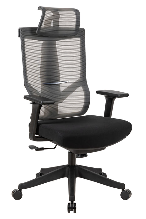 Excusive office chair with headrest and 2D armrest