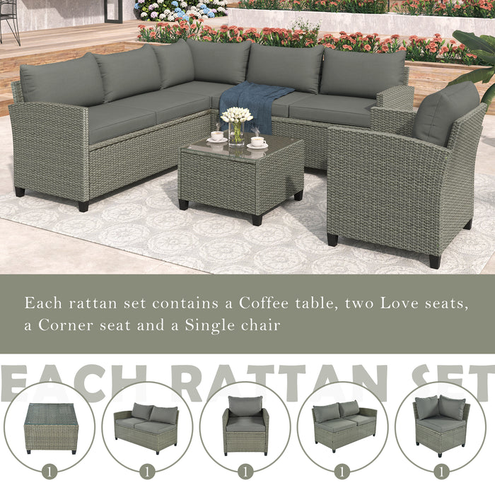 5 Piece Outdoor Conversation Set