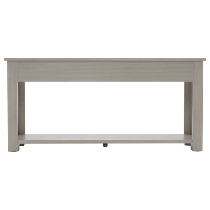 Console Table/Sofa Table with Storage Drawers - Brown Wash