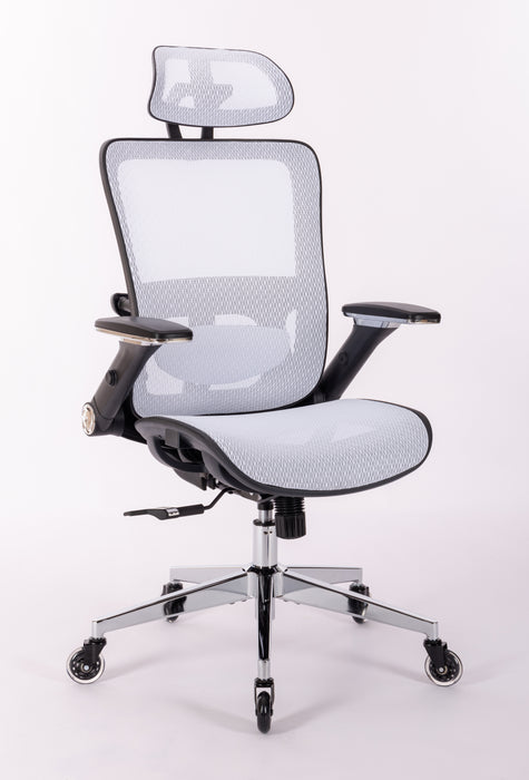 Ergonomic Mesh Office Chair - (WHITE MESH)