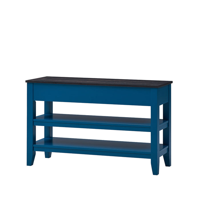 Modern Console Table for Living Room - Blue