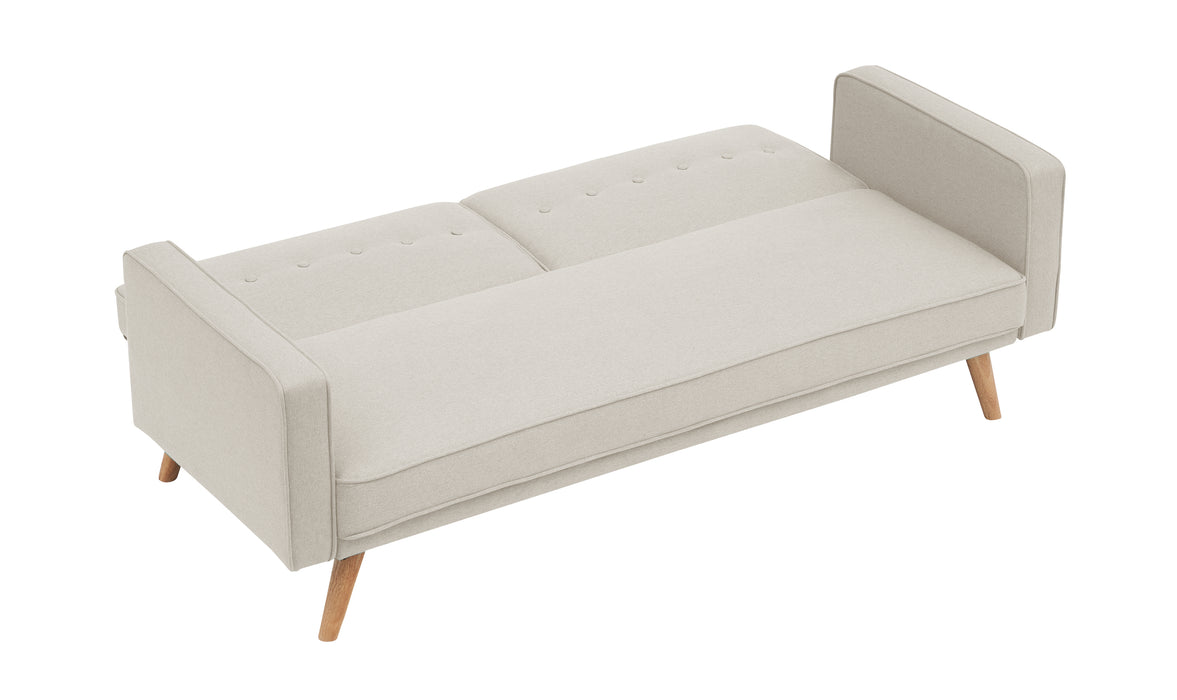 Convertible Double Folding Living Room Sofa Bed - Beige