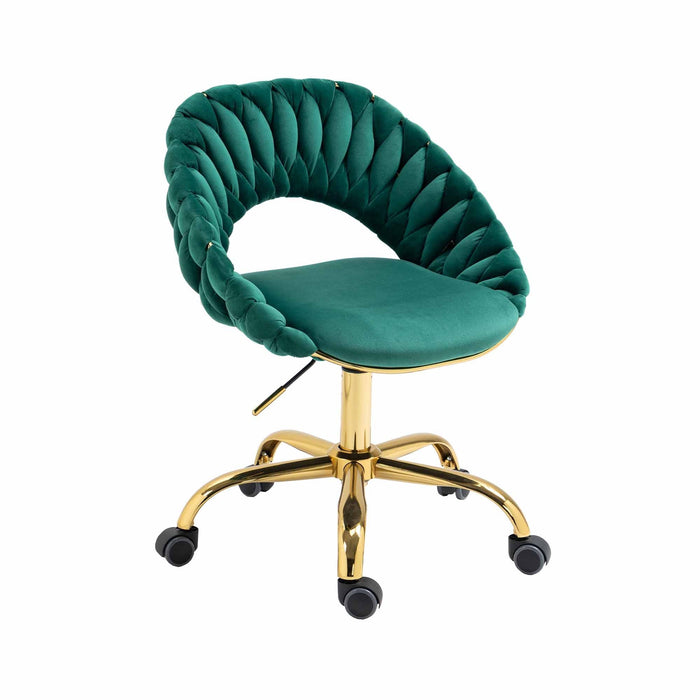 Adjustable Swivel Chair - Emerald