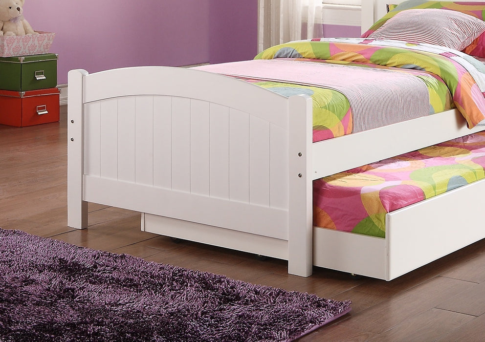 Twin Size Bed w/ Trundle Slats White Pine Plywood