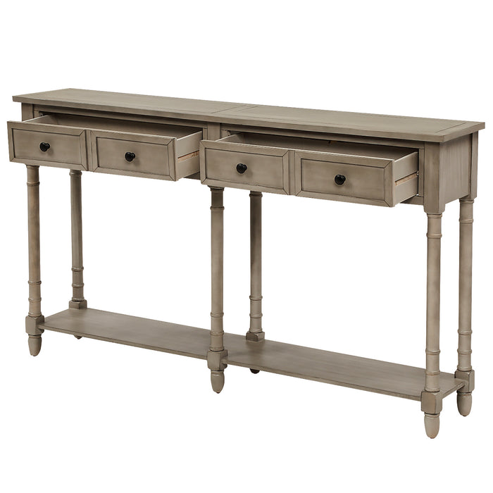 Console Table - Brown Wash