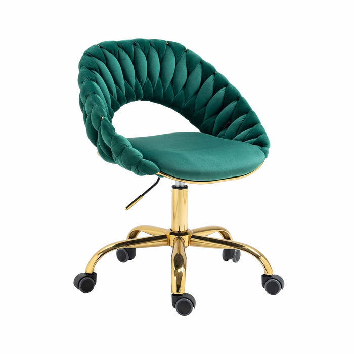 Adjustable Swivel Chair - Emerald