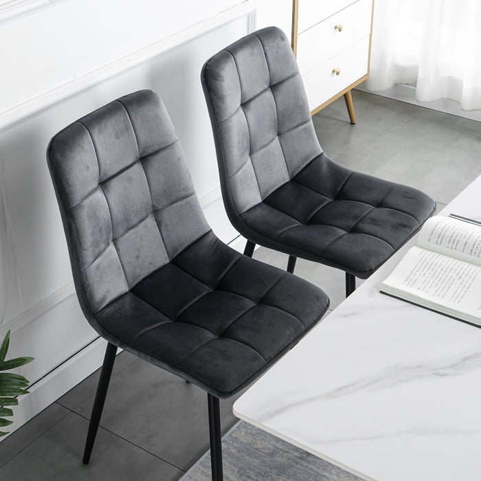 Modern Velvet Dining Chairs (set of 4)