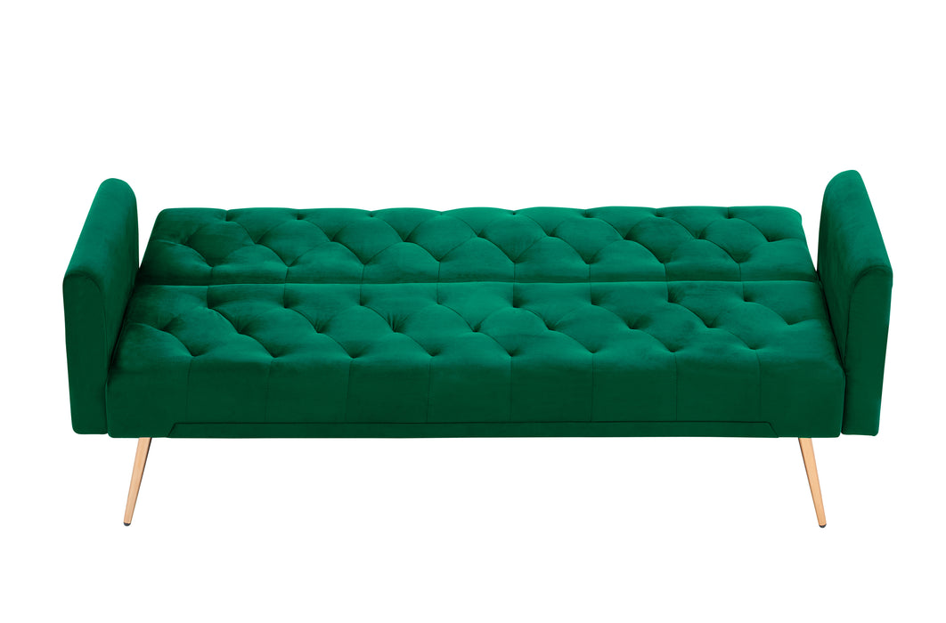 Convertible Sofa Bed - Green