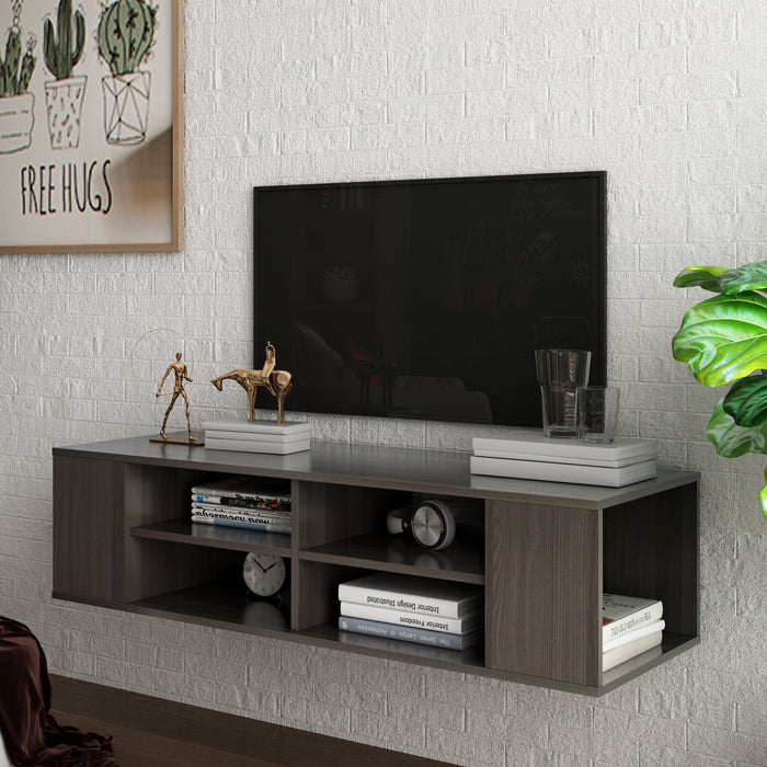 Floating TV Stand-Blackoak