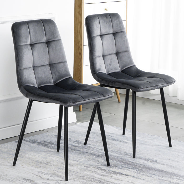 Modern Velvet Dining Chairs (set of 4)