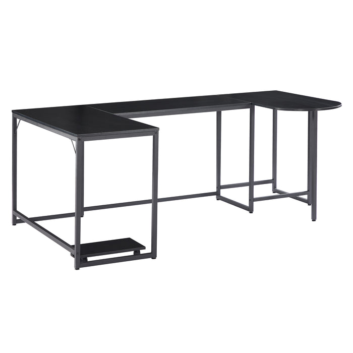 U-shaped Computer Desk - Black