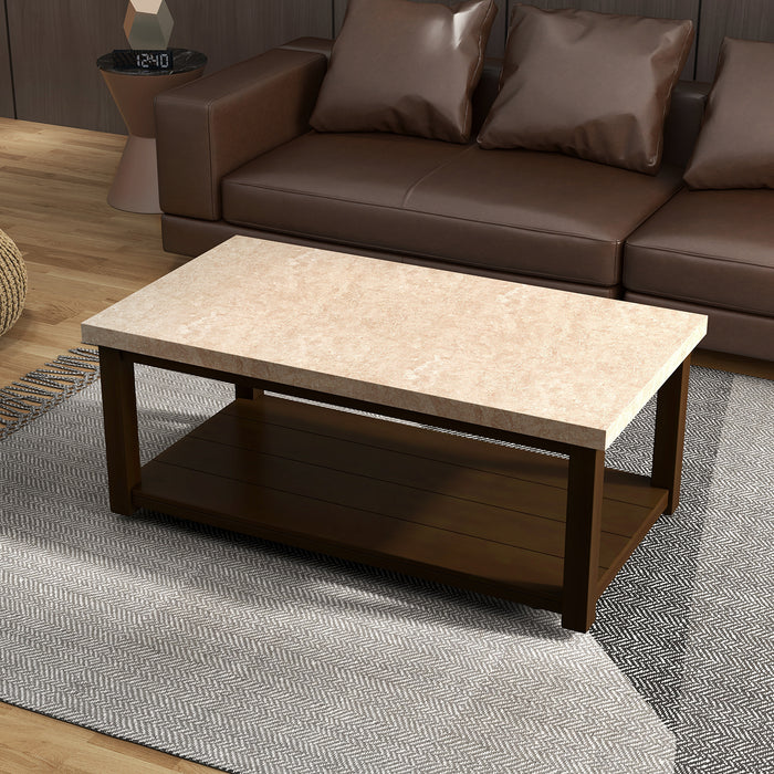 Modern Coffee Table for Living Room - TAN