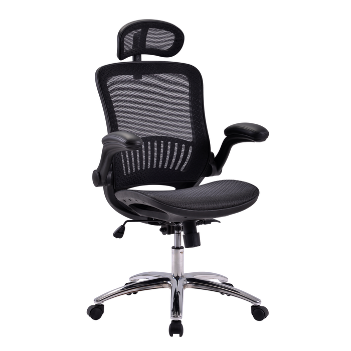 Office Chair - Ergonomic Mesh Chair  (Black)