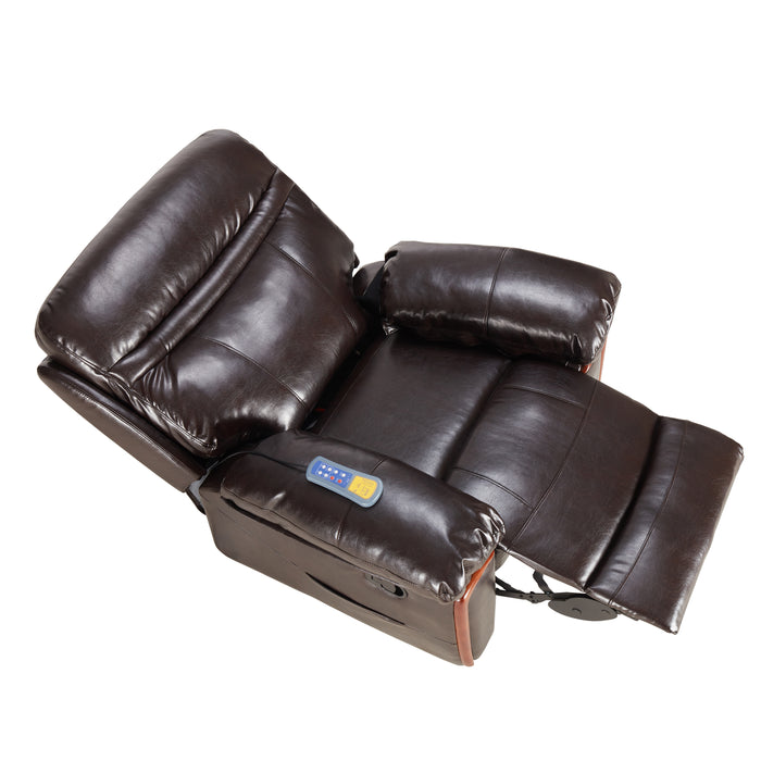 PU ReclinerChair with Heating and Massage