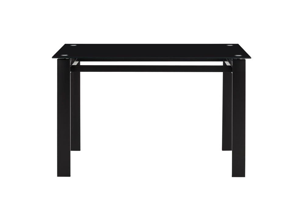 5-piece dining table set - Black