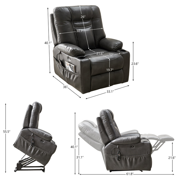 Large size Electric Power Lift Recliner Chair