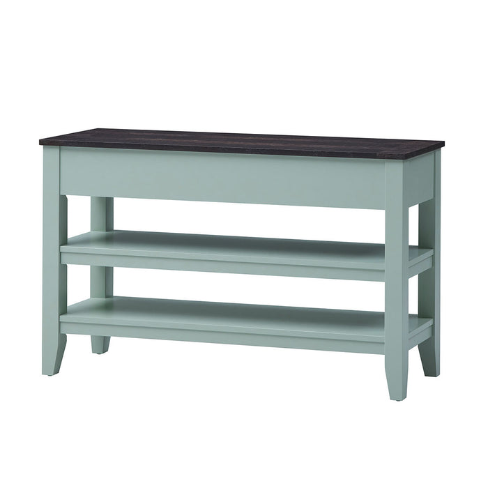 Modern Console Table for Living Room - Green