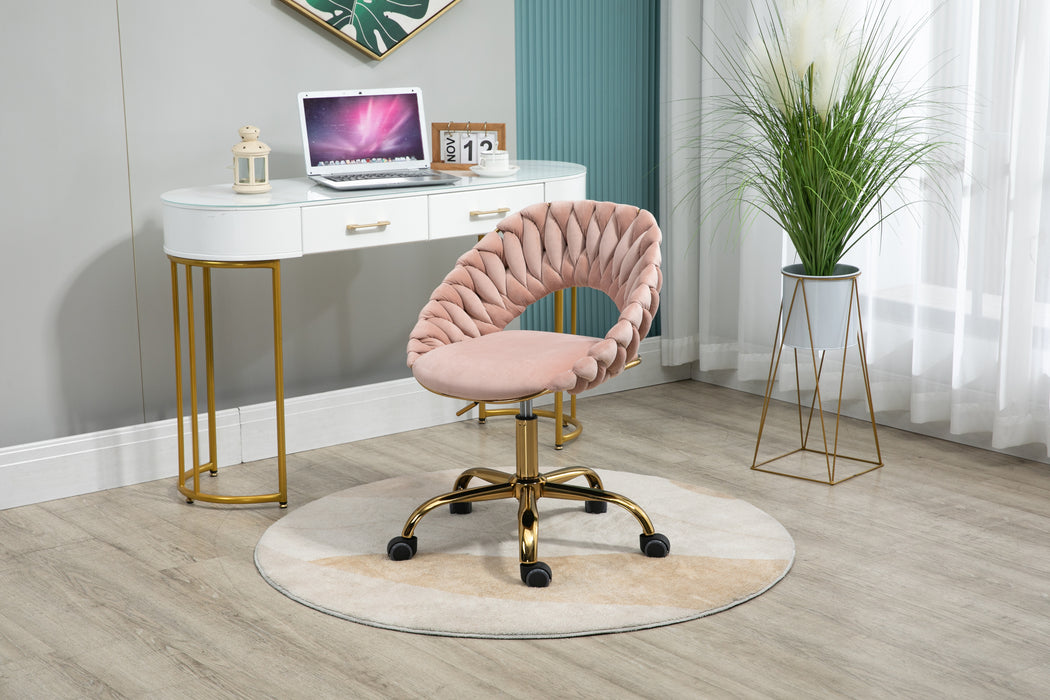 Adjustable Swivel Chair - Pink