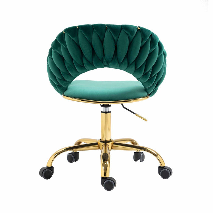 Adjustable Swivel Chair - Emerald