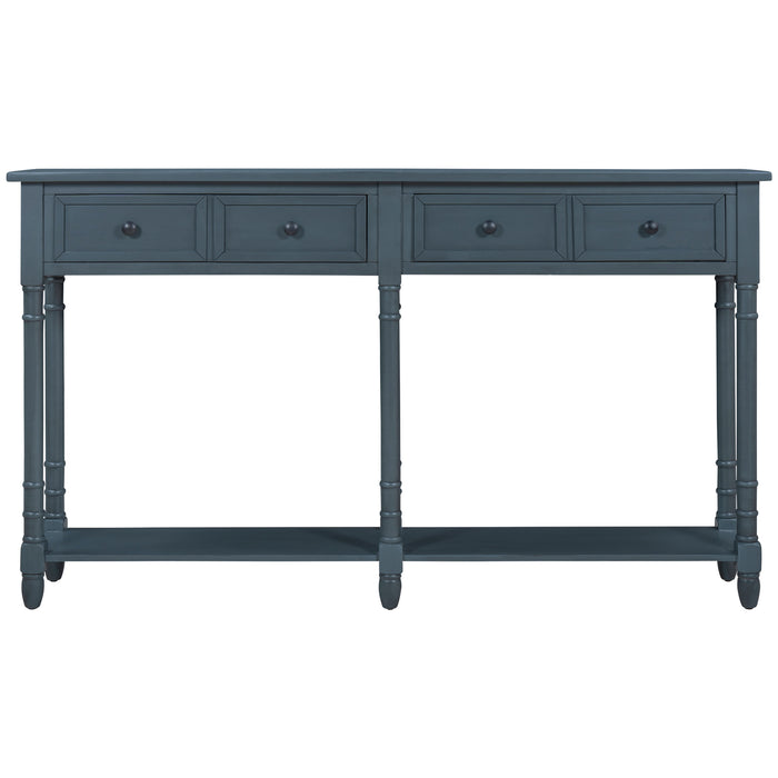 Console Table - (Antique Navy)