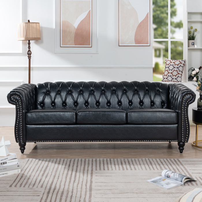 Chesterfield Three Seater Sofa.