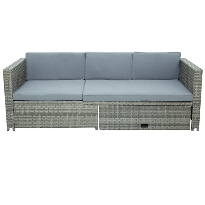 4-piece Outdoor Patio Set - Gray