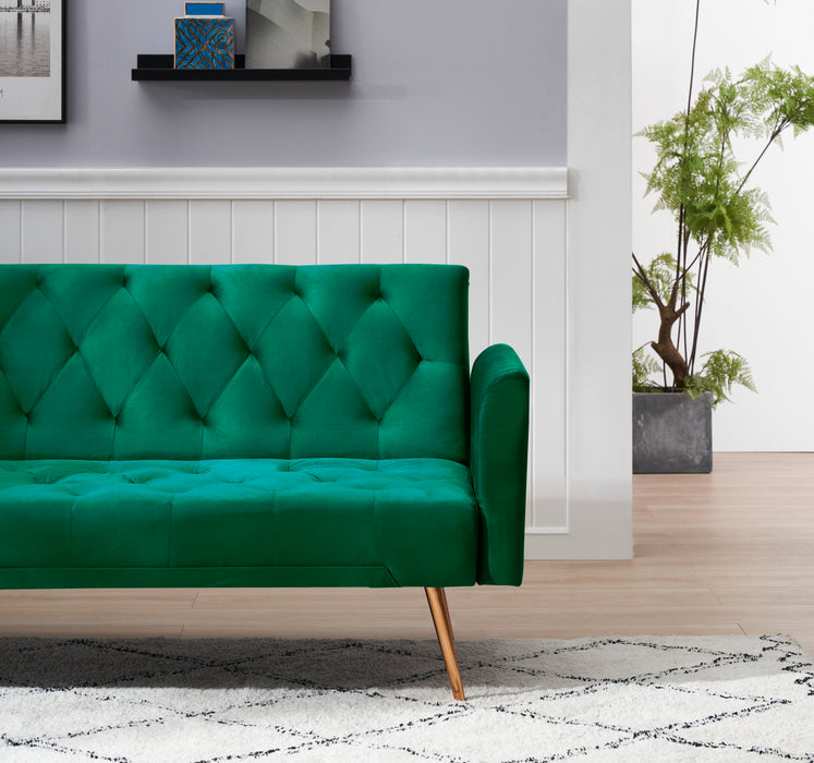 Convertible Sofa Bed - Green