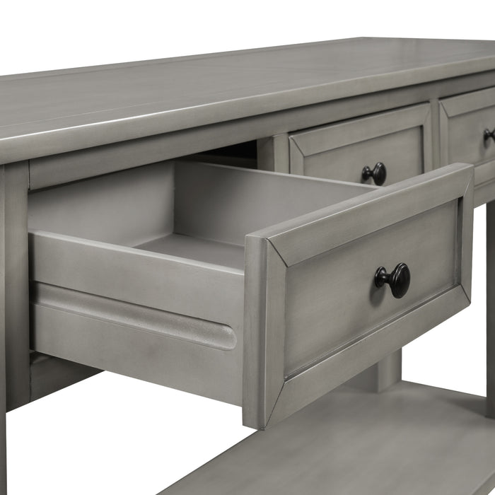 Modern Console Table for Living Room - Gray