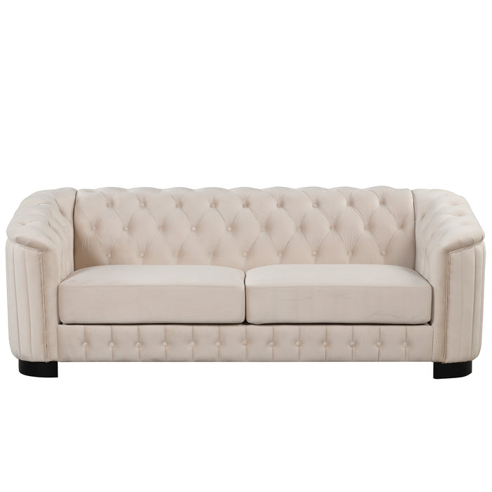 Modern 3-Piece Sofa Sets - Beige