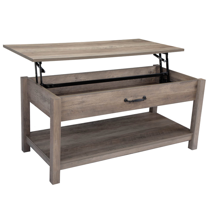 Modern Lifting coffee table for Living Room - Gray