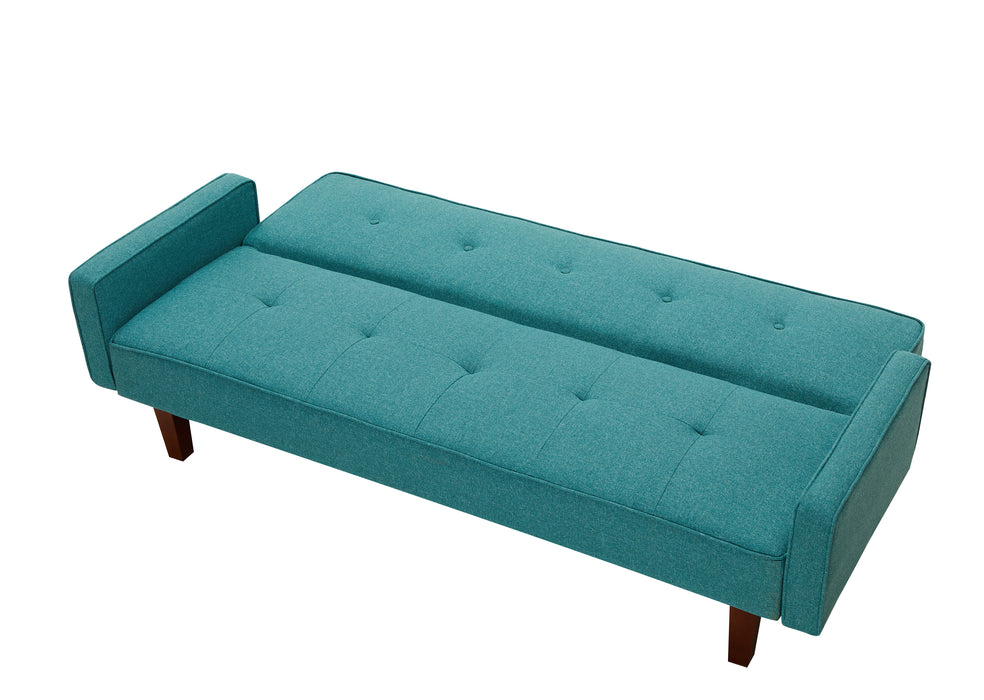 Modern Futon Sofa Bed - Green