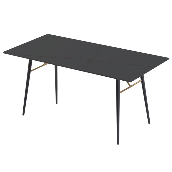 Dining Table Black top 1800mm