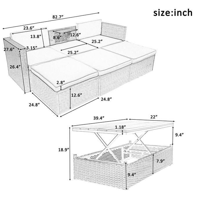 5-Piece Patio Set