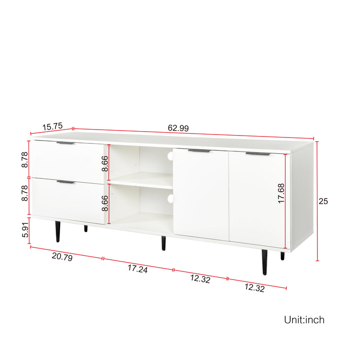 TV Stand upto 65 inch - White