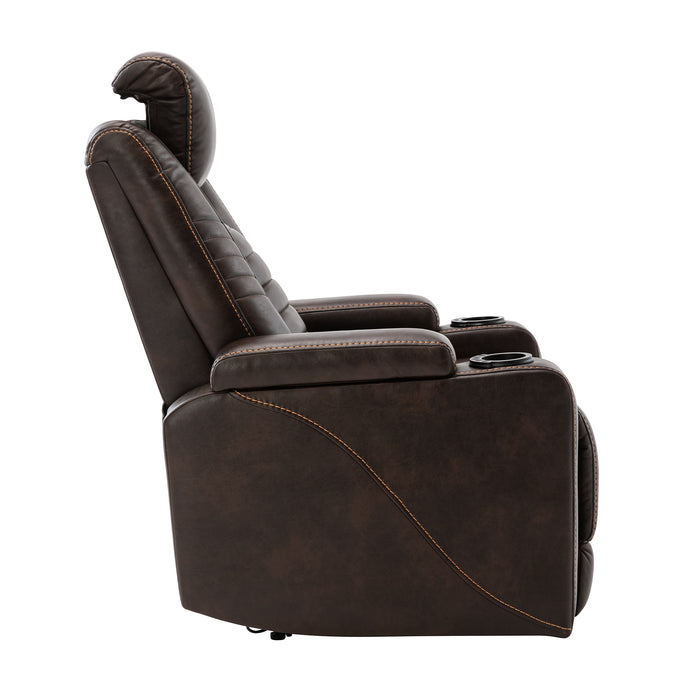 Orisfur. Power Motion Recliner w/Adjustable Headrest